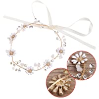 SimpleLife Tiara de la Venda del Rhinestone de la Flor de la Margarita de la Boda de la Dama de Honor Boda-el Compromiso…